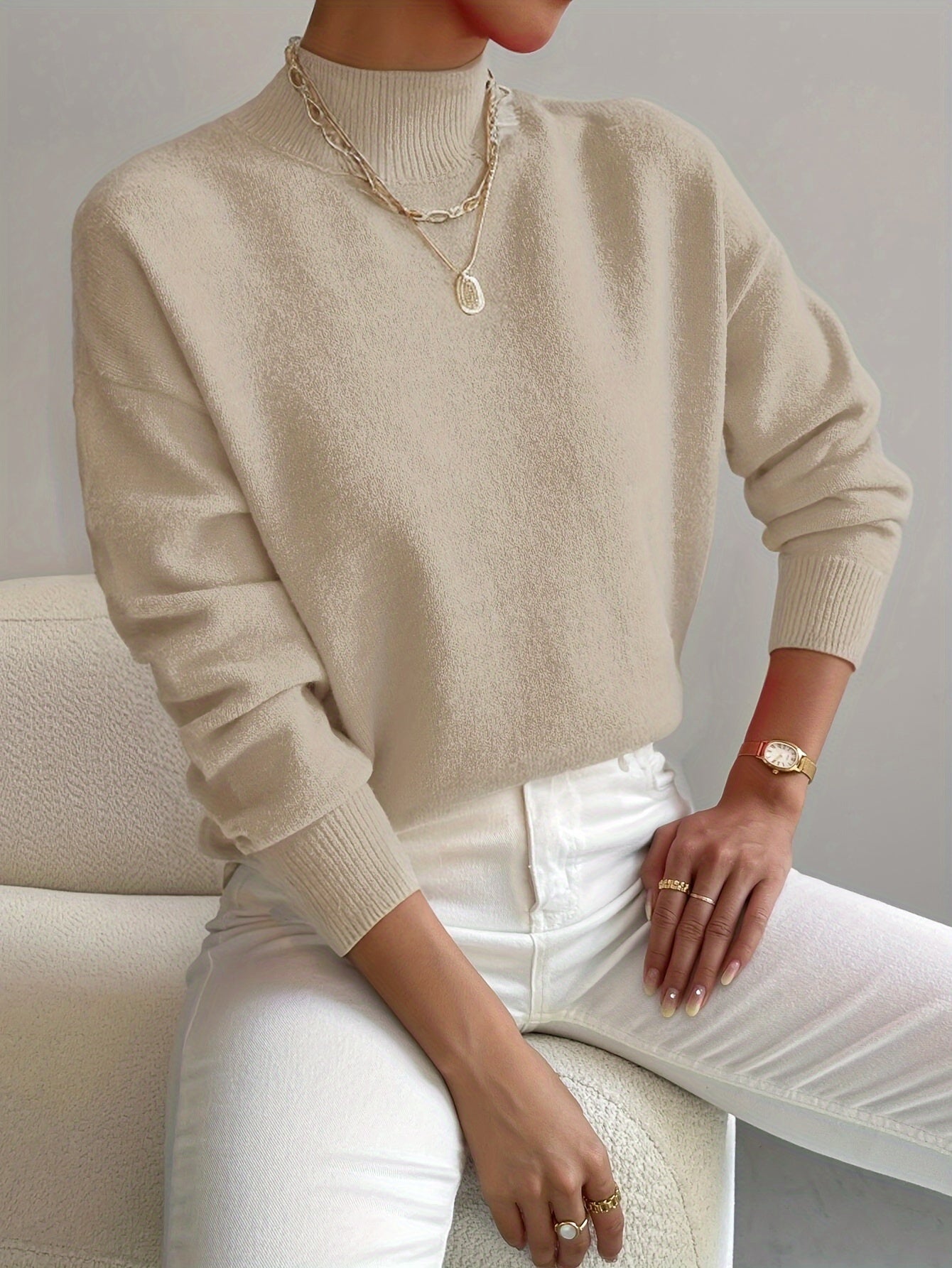 | Women's Winter Classic High Neck Sweater