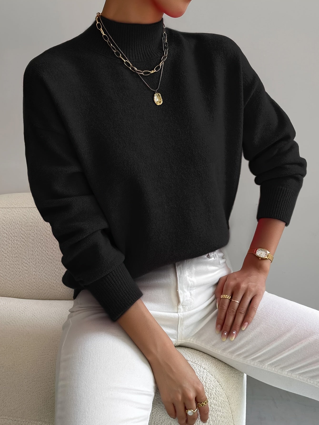 | Women Turtleneck Sweater