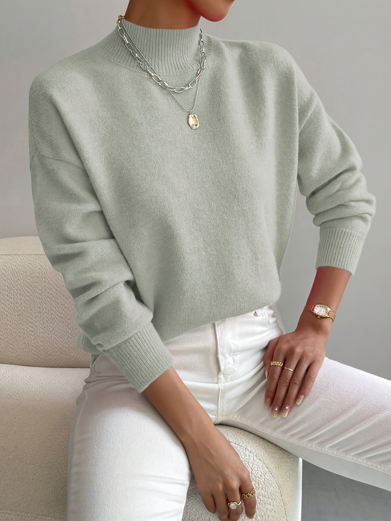 | Women Turtleneck Sweater