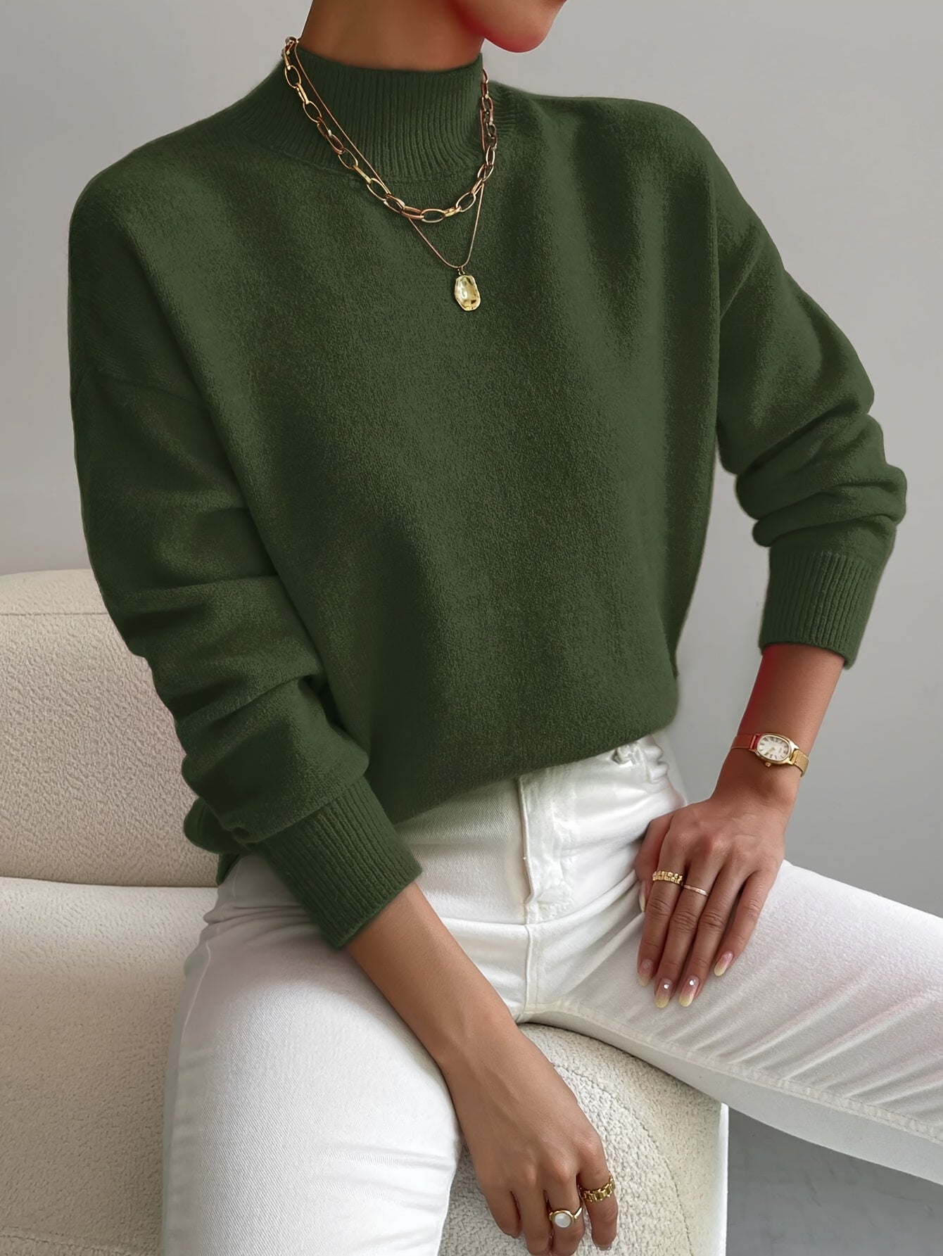 | Women's Winter Classic High Neck Sweater