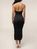 Marina Cutout Halter Maxi Dress