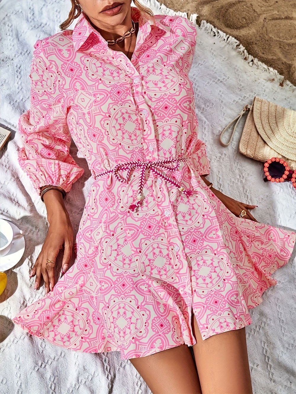 Melanie Long Sleeve Mini Dress