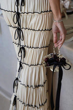 Cecilia Exclusive Maxi Dress with Ruffle Tunnel Premium Wardrobe Essential