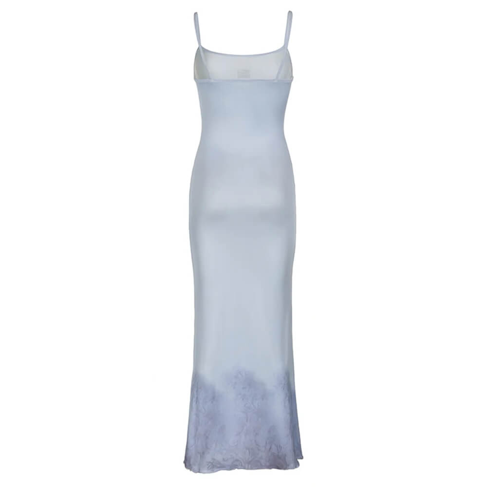 Mermaid Skeleton Print Dress