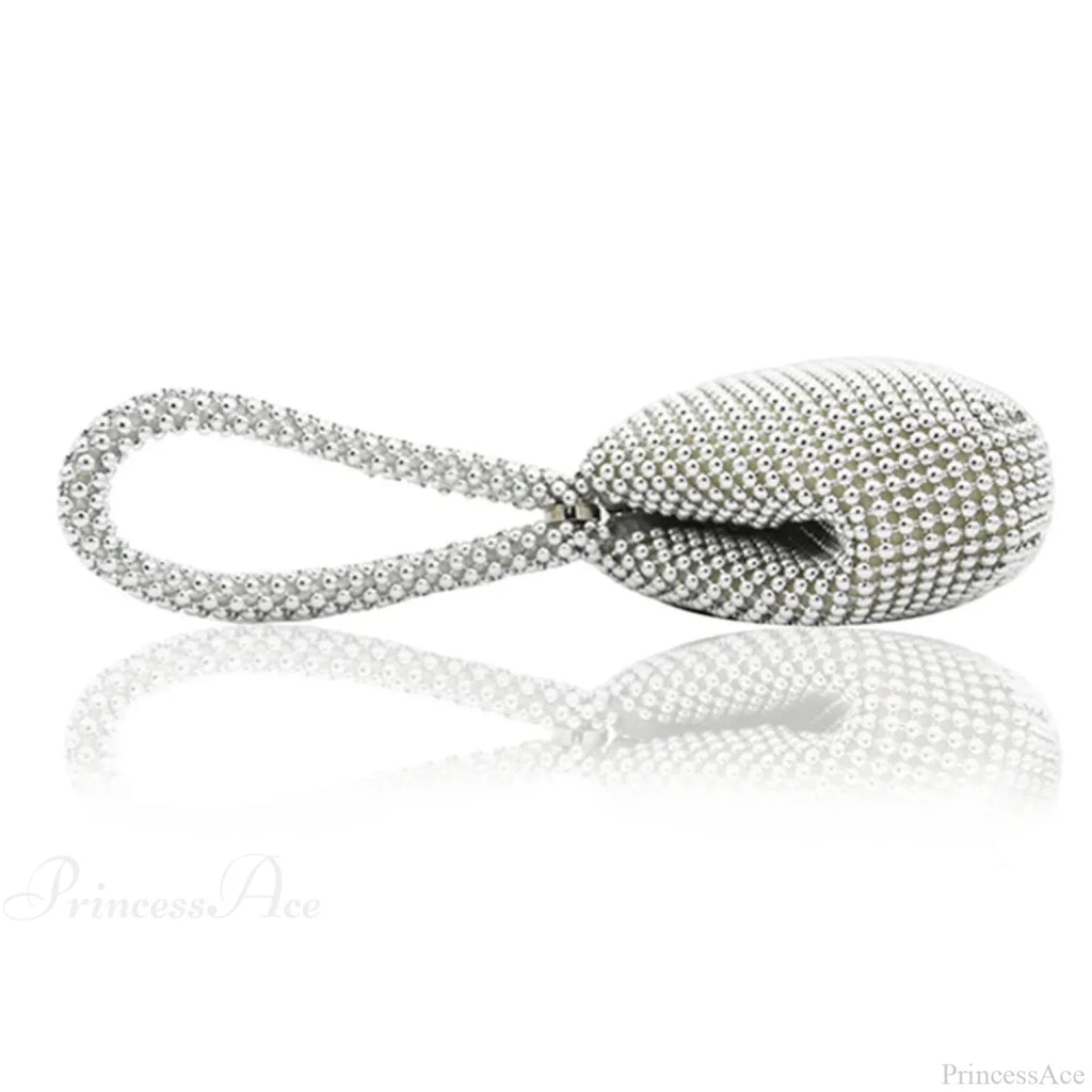 Metal Glitter Dinner Pouch Evening Banquet Clutch Bag