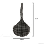 Metal Glitter Dinner Pouch Evening Banquet Clutch Bag
