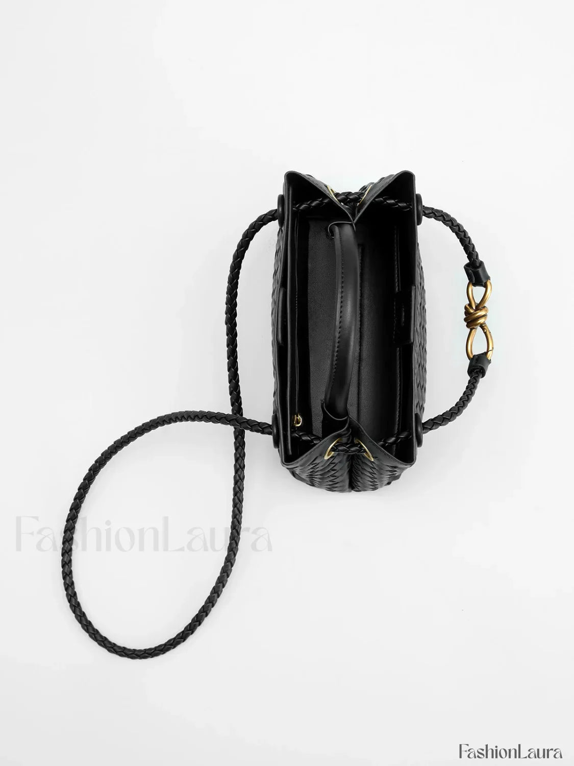 Metal Twist Detail Handle Bag