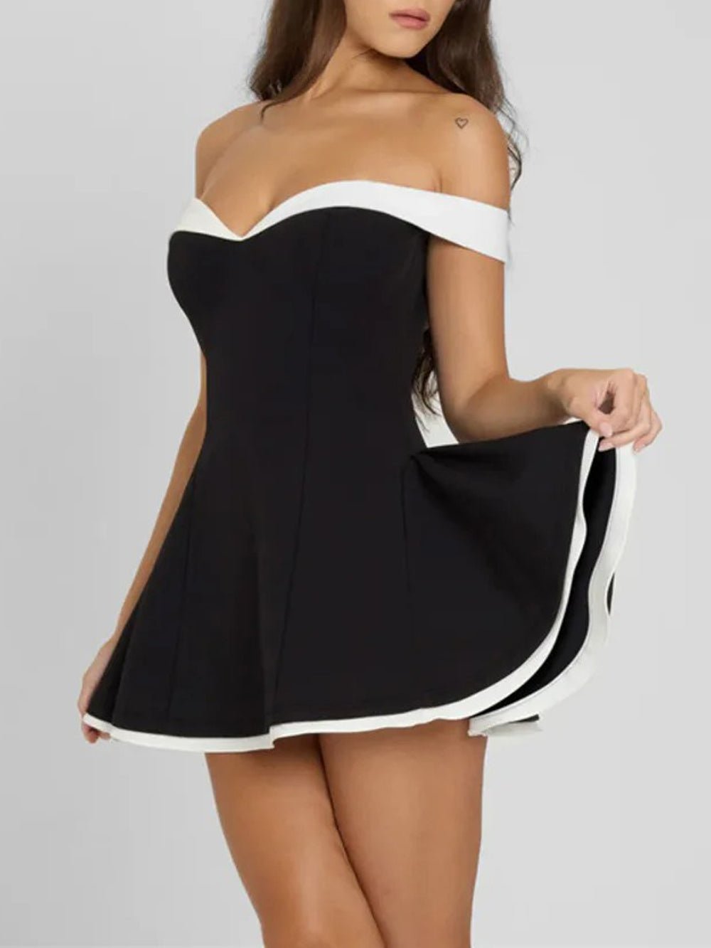 Mia Off Shoulders Mini Dress