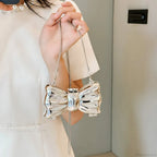 Mini Evening Bowknot Metal Crossbody Purse Party Wedding Handbag