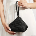 Mini Glitter Rhinette Evening Wristlet