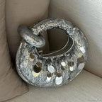 Mini Half Moon Evening Clutch Wristlet