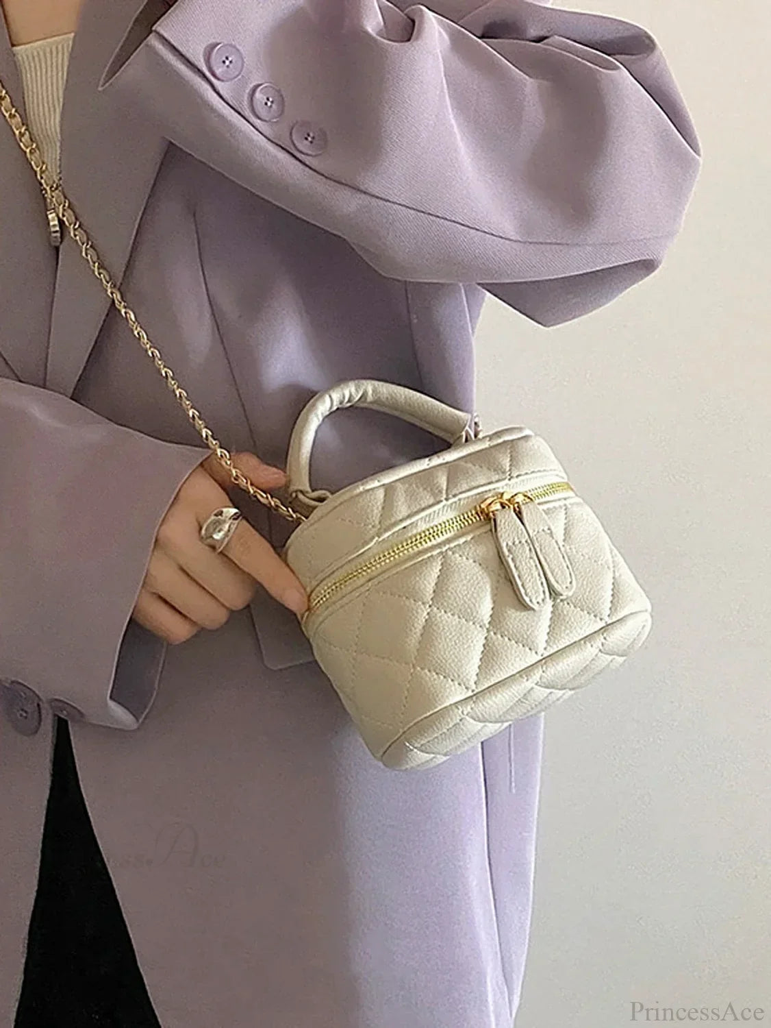 Mini Quilted Chain Diamond Crossbody Designer Handbag