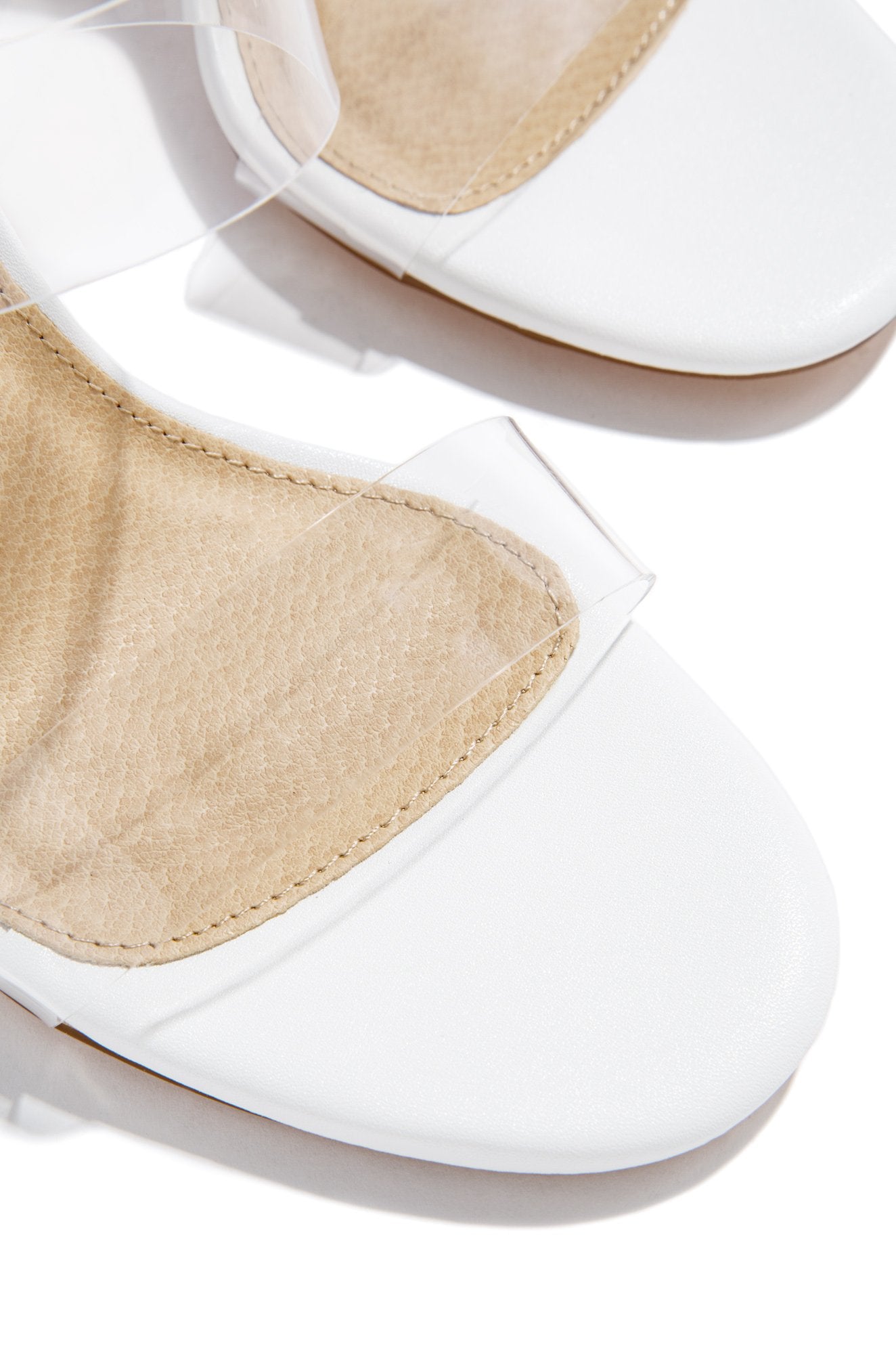 Lylah White Heels