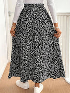 Women's Floral Print Midi Skirt