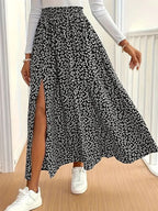 Women's Floral Print Midi Skirt