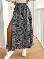 Women's Floral Print Midi Skirt