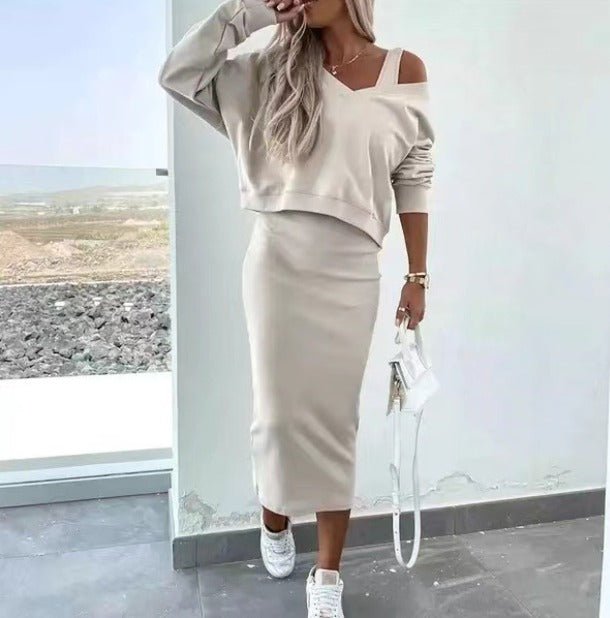 | Off-Shoulder Top with Skirt