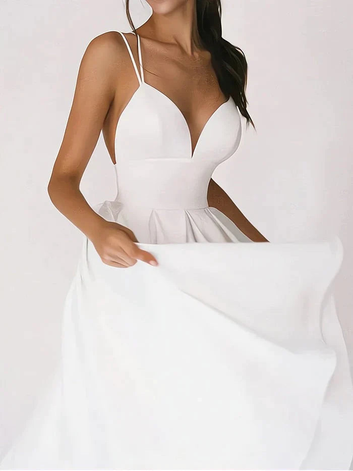 Rita Effortless V Neck Dress Statement Occasion Edit