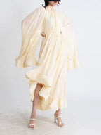 Naomi Ruffle Midi Dress