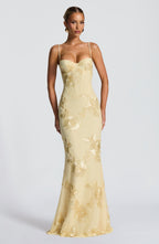 Velour Maxi Dress