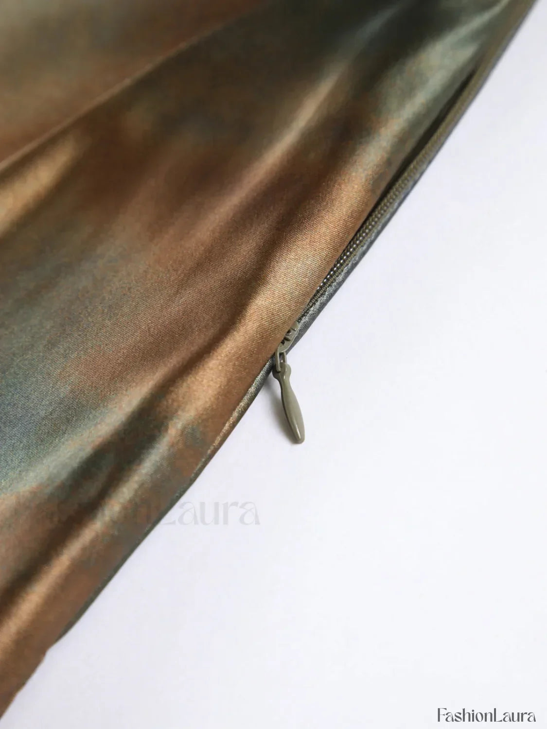Multicolor Neptune Satin Open Back Long Dress