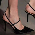 New Sexy Thin Straps Stiletto Heels No Buckle Women's High Heel