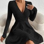 New Slim Sexy Sheath Dress Waist Slimming Short Little Black Dress