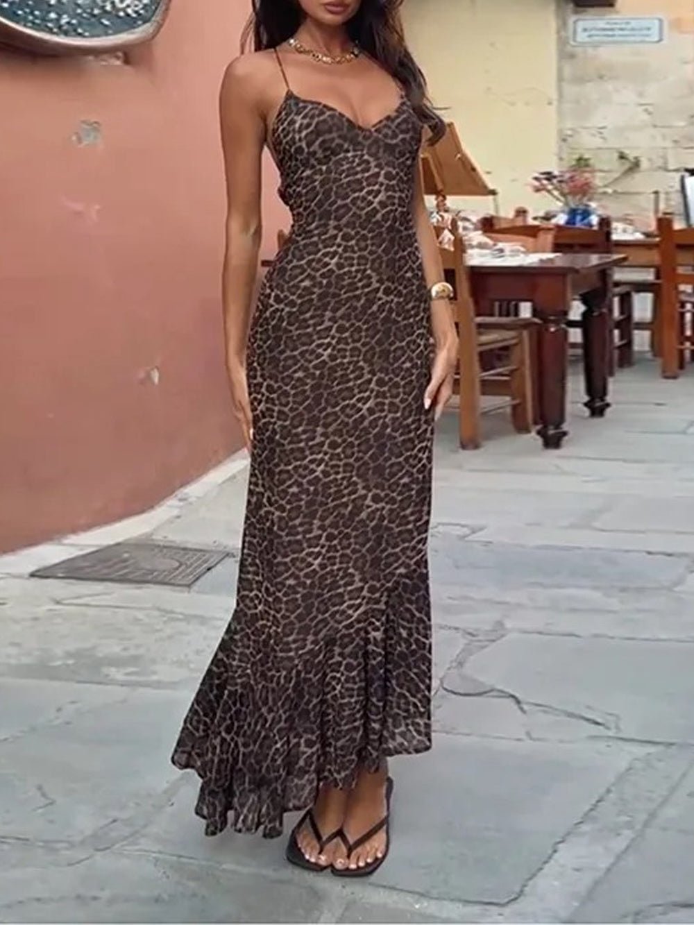 Norah Backless Maxi Dress