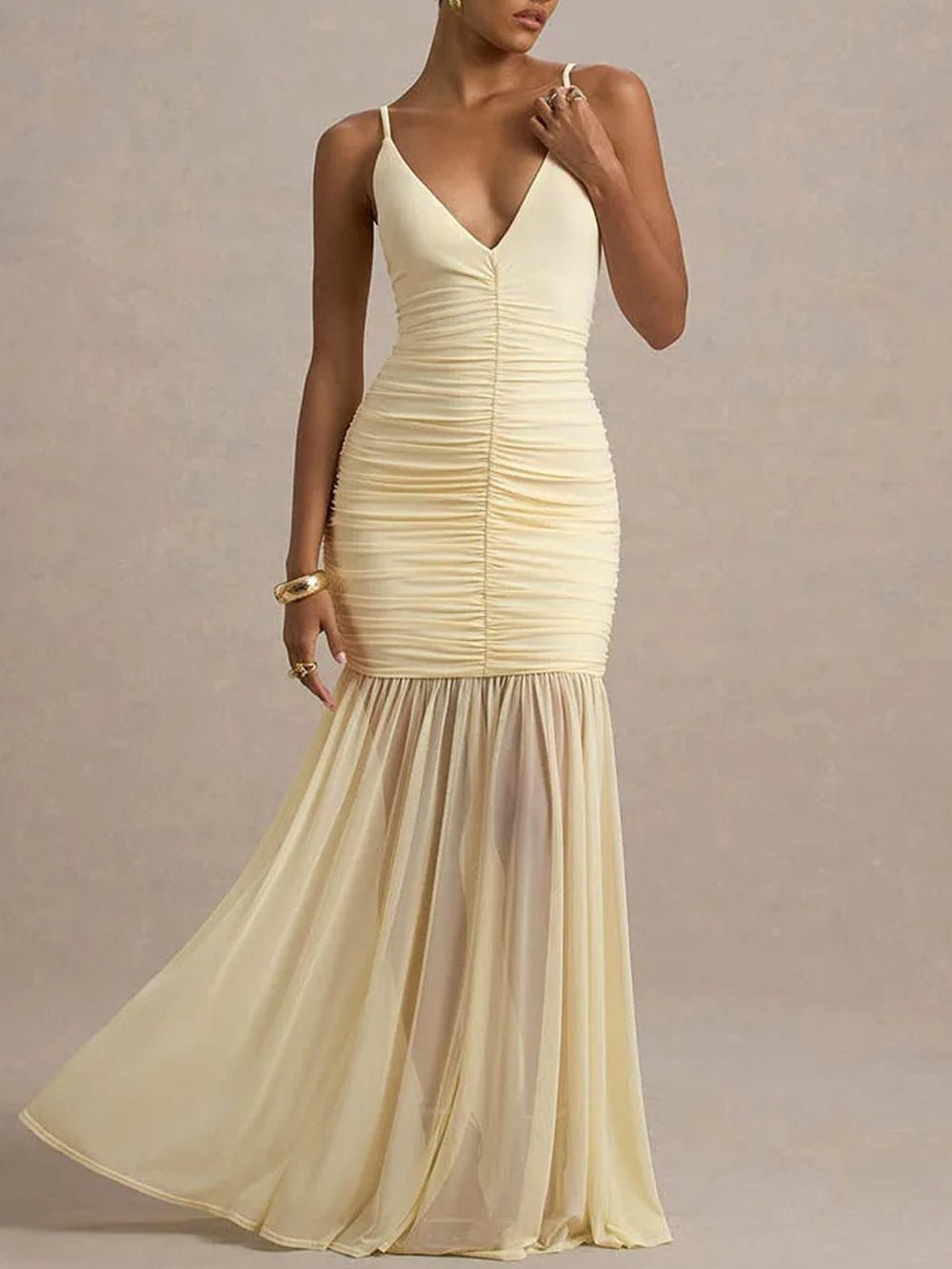 Nyla Backless Maxi Dress