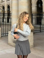 O-neck Loose Single Breasted Cardigan