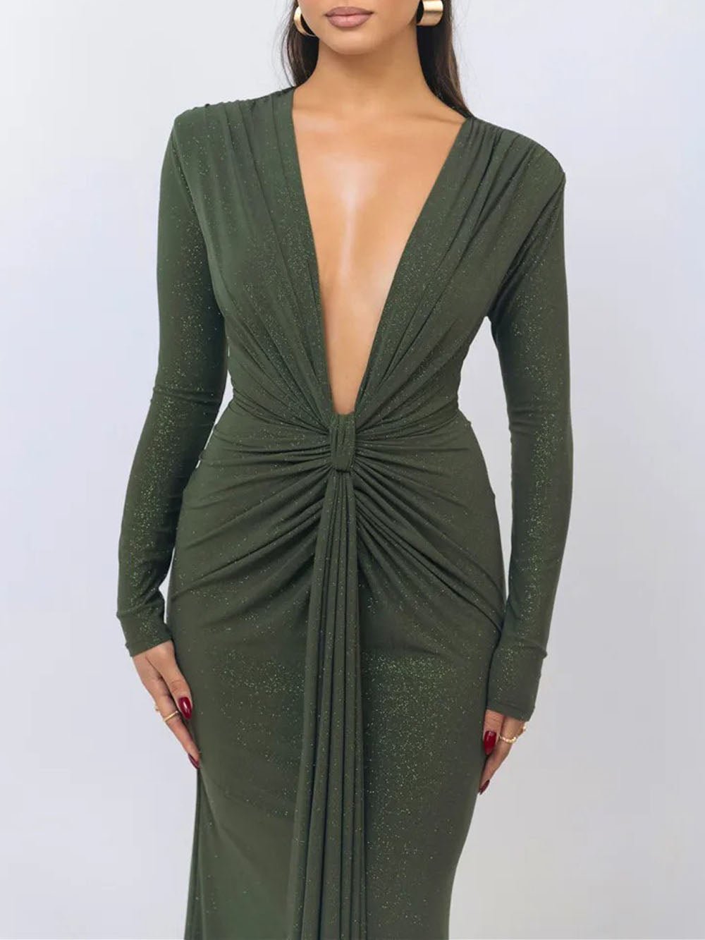 Oaklynn Bodycon Split Maxi Dress