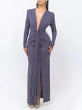 Oaklynn Bodycon Split Maxi Dress