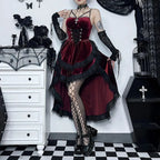 Obscure Attractive Cinch Waist Pull Midi Dress