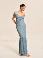 Off Shoulder Ruffle Detail Dress