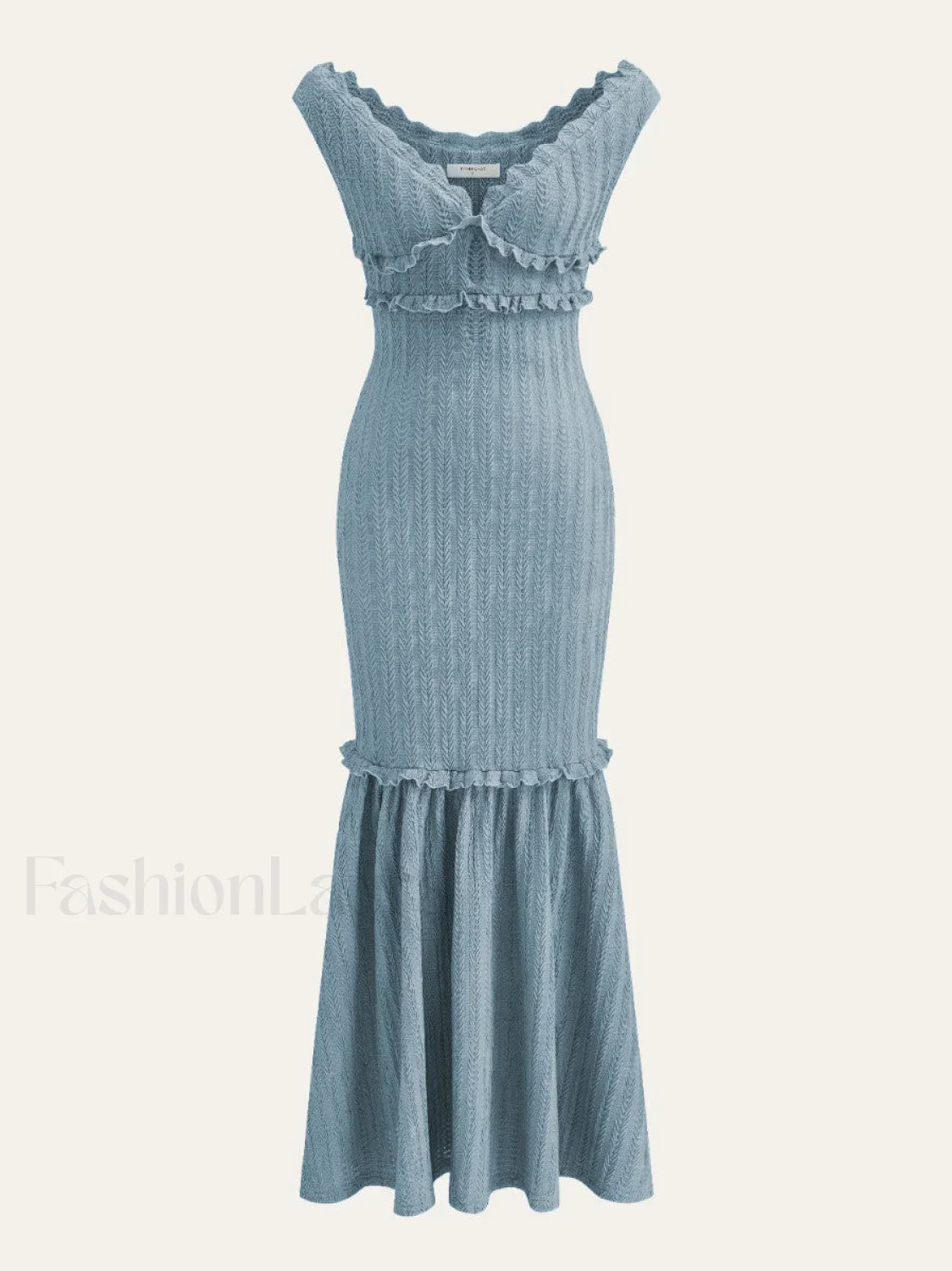 Off Shoulder Ruffle Detail Dress
