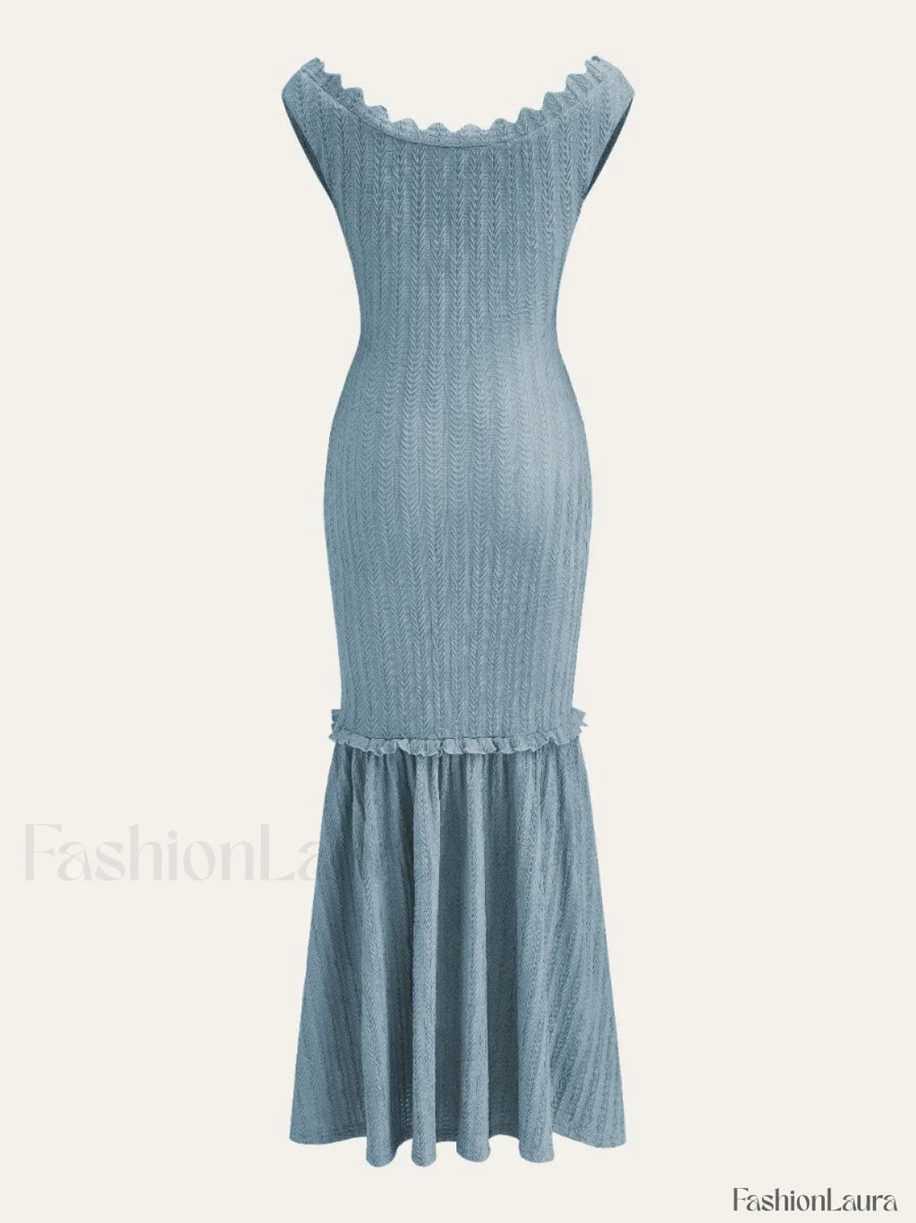 Off Shoulder Ruffle Detail Dress