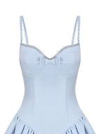 Olivia Sleeveless Playsuit Mini Dress