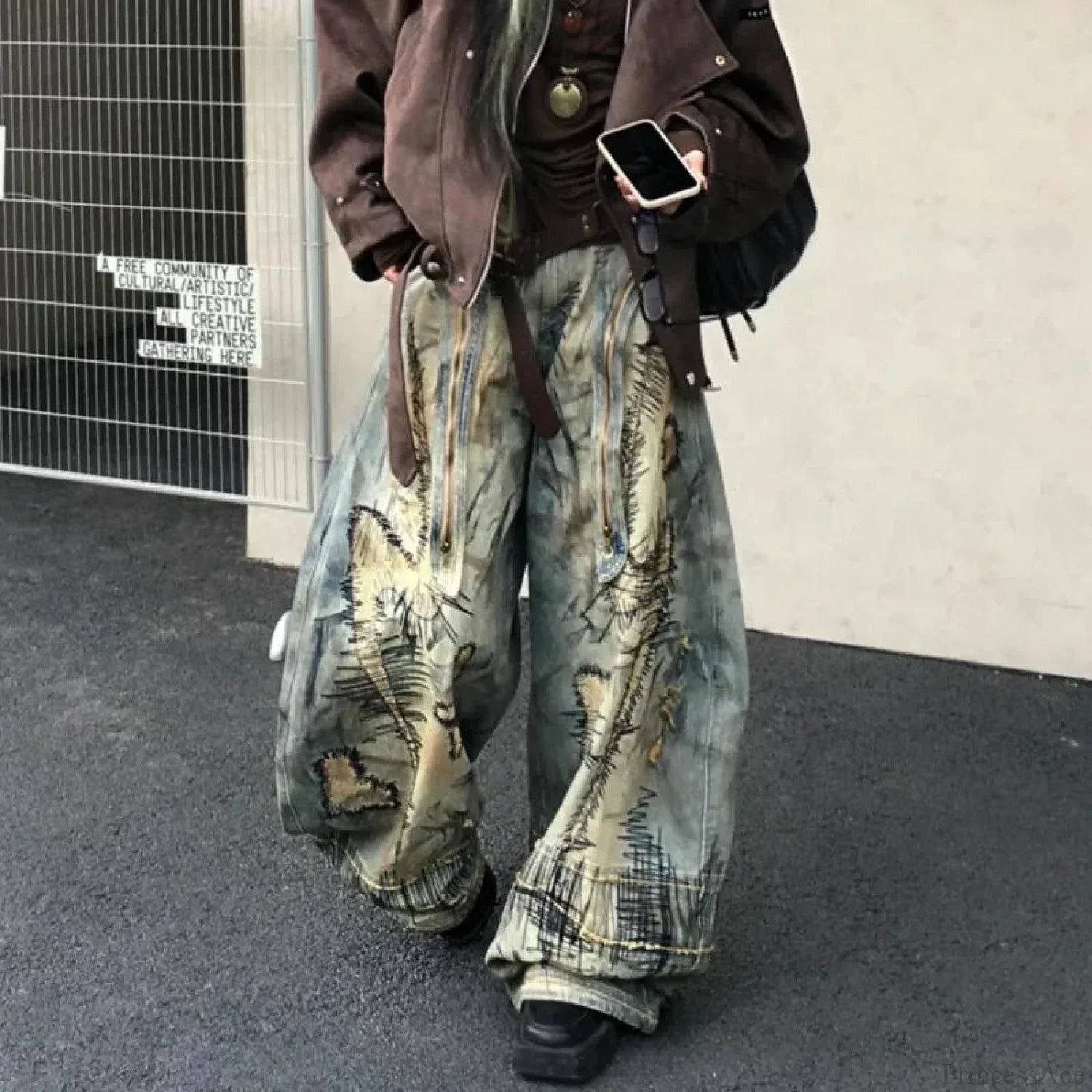 Ornamented Gothic Ruin Trouser