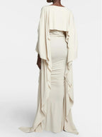 Lilgiuy Tight Sleeved Maxi Dress
