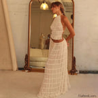 Party Beach Halter Skirt Two Piece Set