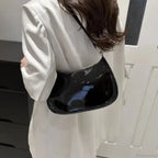 Patent Leather Versatile Fashion Shoulder Bag