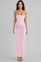 Rosi Strapless Corset Maxi Dress
