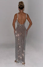 Giovanna Elevated Altea Long Glittery Dress Chic Silhouette Collection