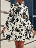 Peyton Floral Long Sleeve Mini Dress