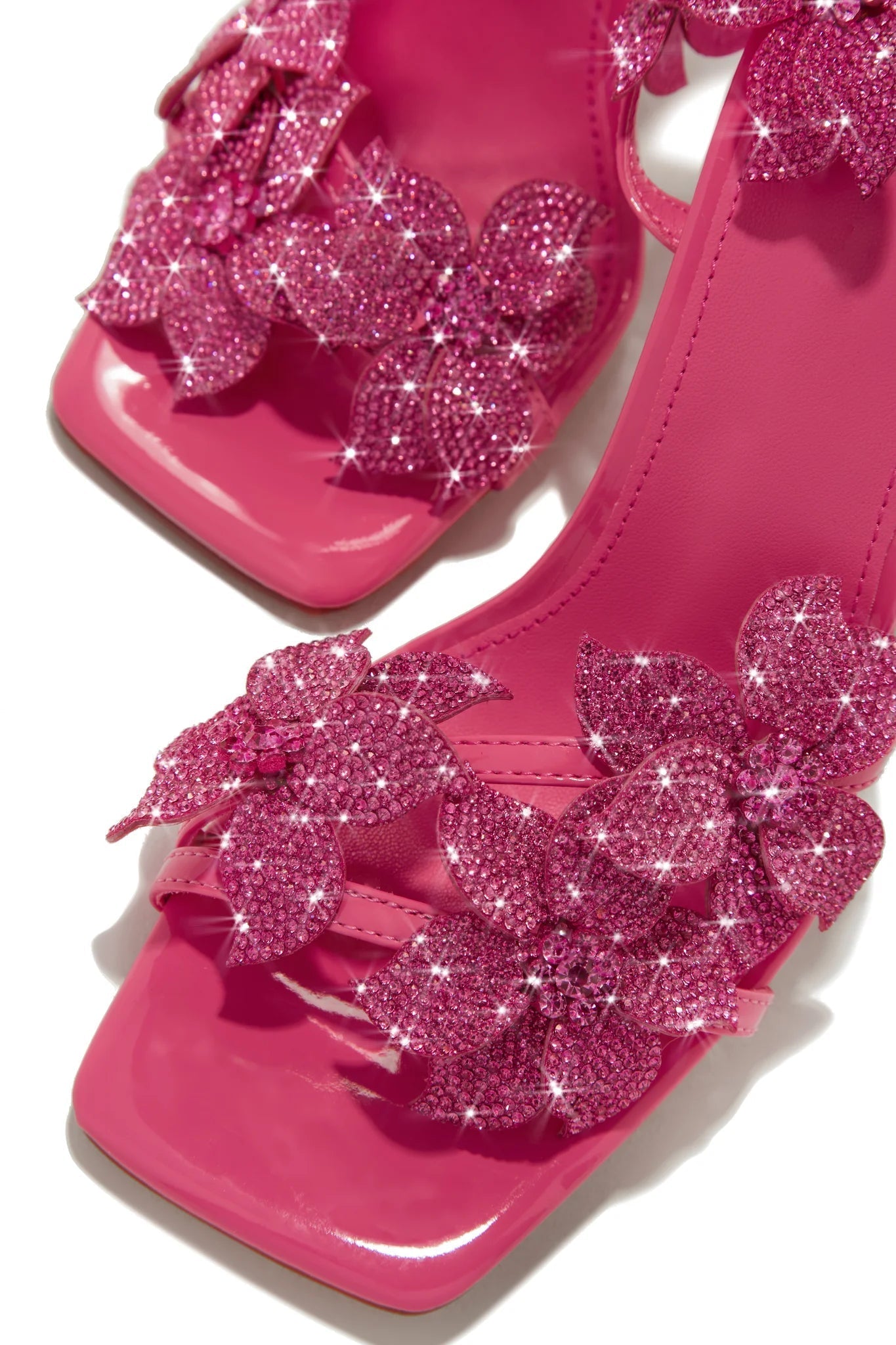 Romi Pink Flower Heels