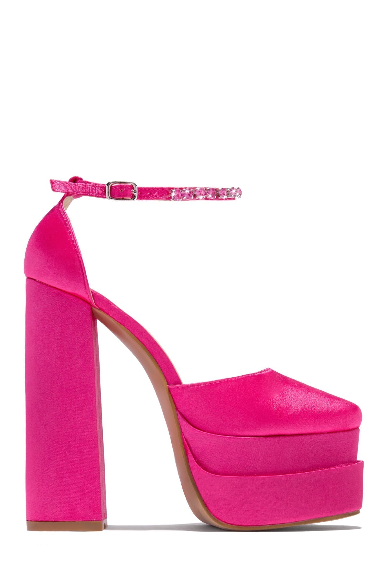 Elana Heel in Fuchsia