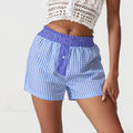 Plaid Patchwork Loose Lounge Short