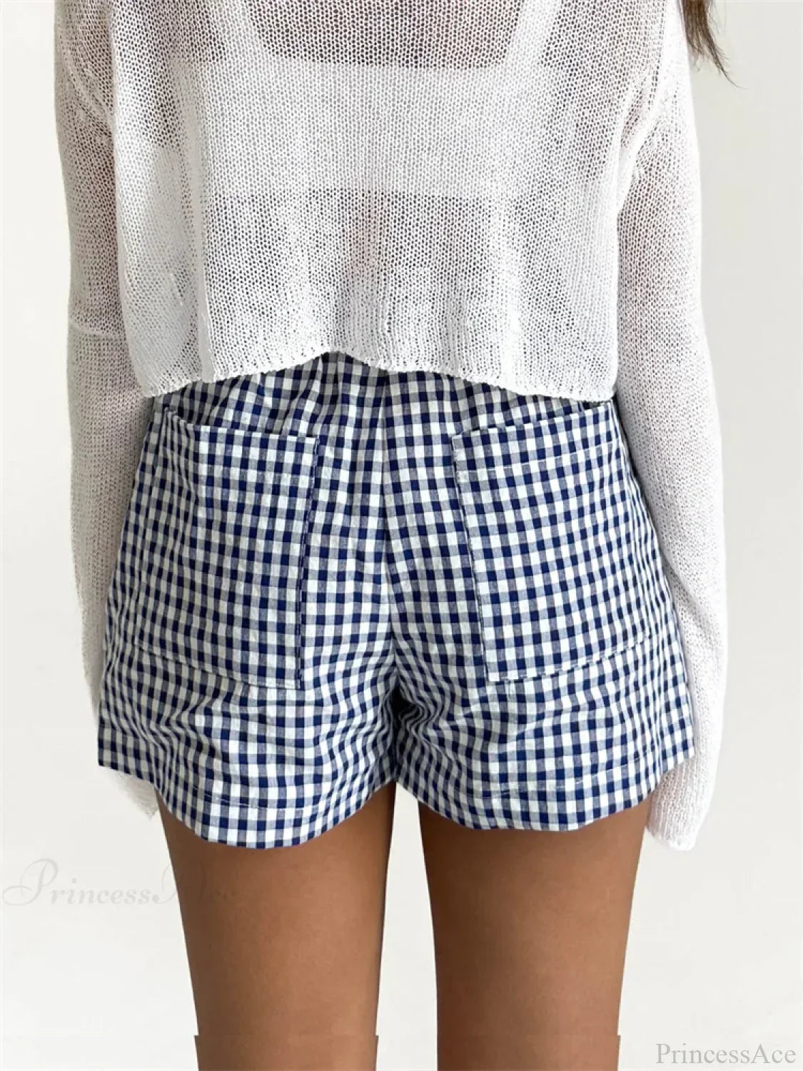 Plaid Pocket Lounge Short
