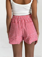 Plaid Pocket Lounge Short