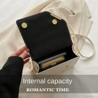Plaid PU Leather Designer Small Crossbody Handbag